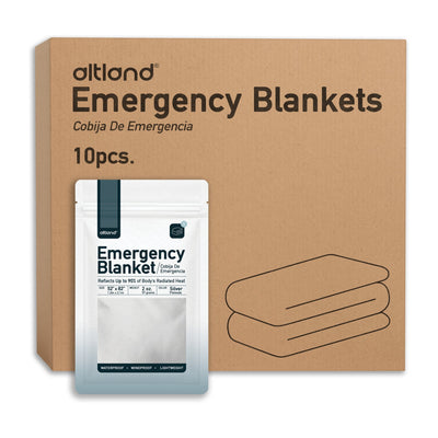 10 Pack of Emergency Blankets