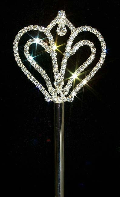 #12622 Symmetrical Heart Scepter