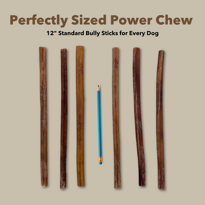 12" Standard Bulk Bully Sticks