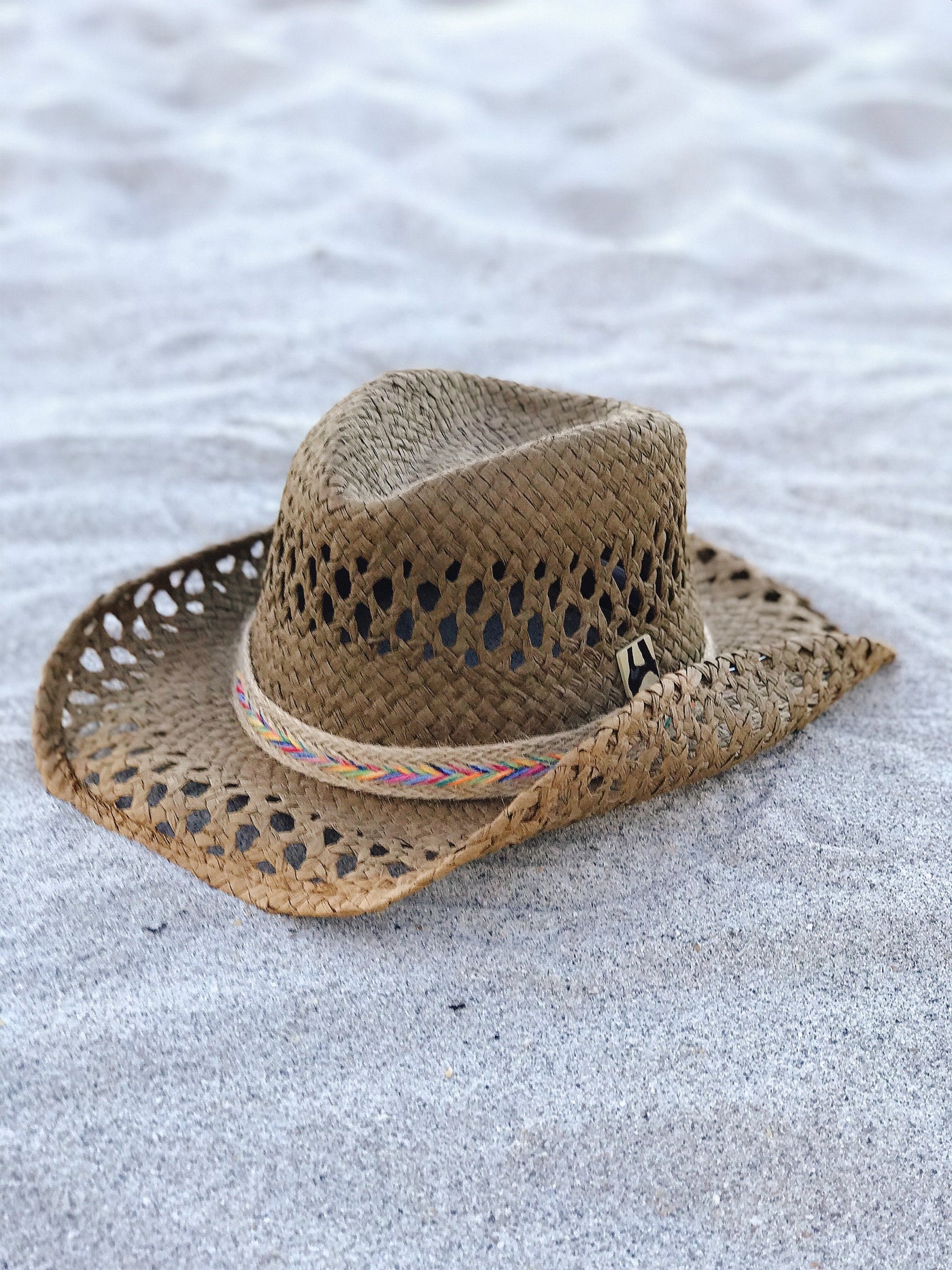 ‘Chocolate Cowboy’ Brown Soft Straw Cowboy Hat