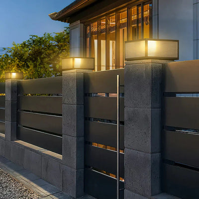 Solar-Powered Outdoor Post Lights For Garden Pathways