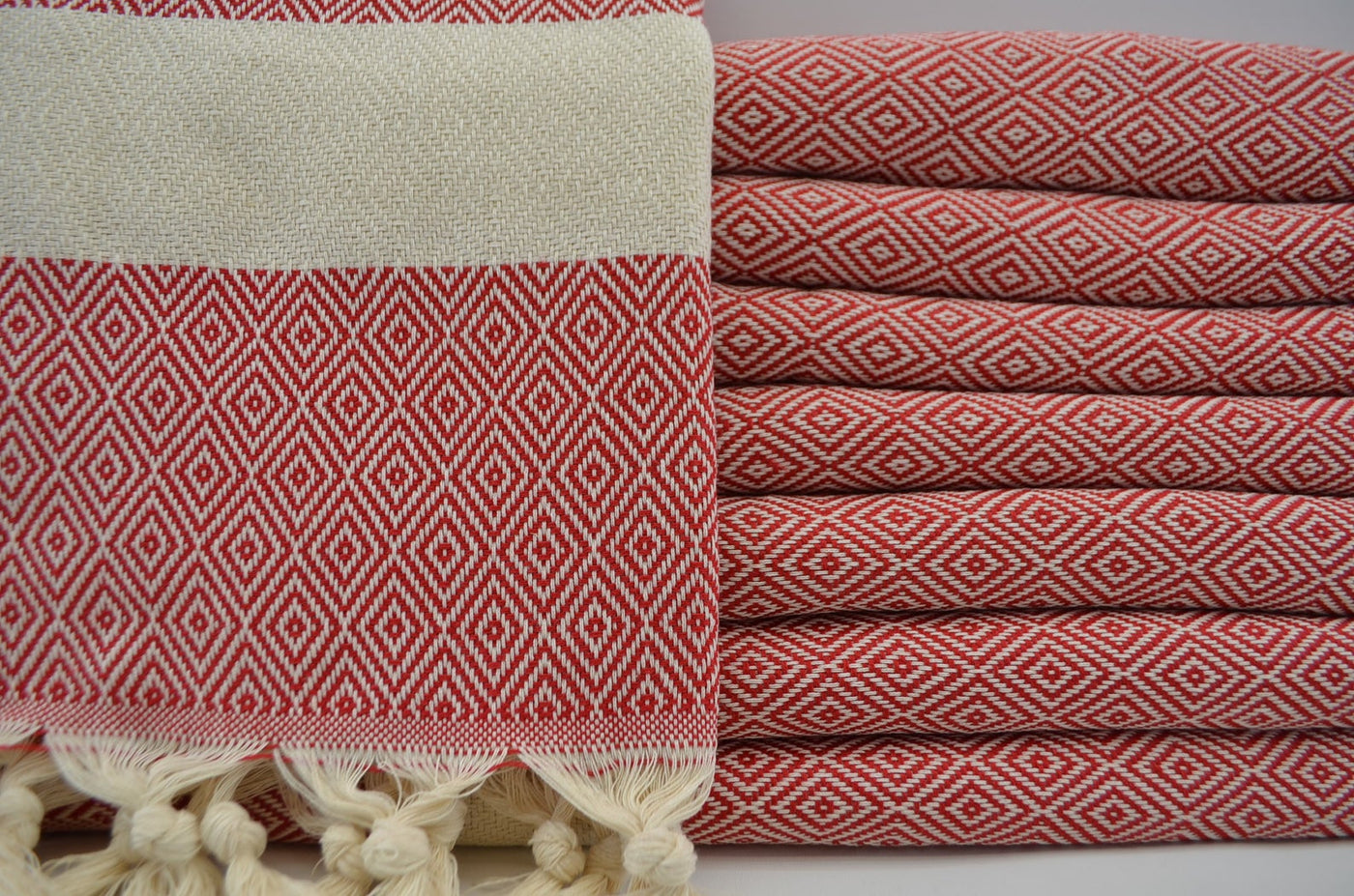 VENICE RED TURKISH TOWEL