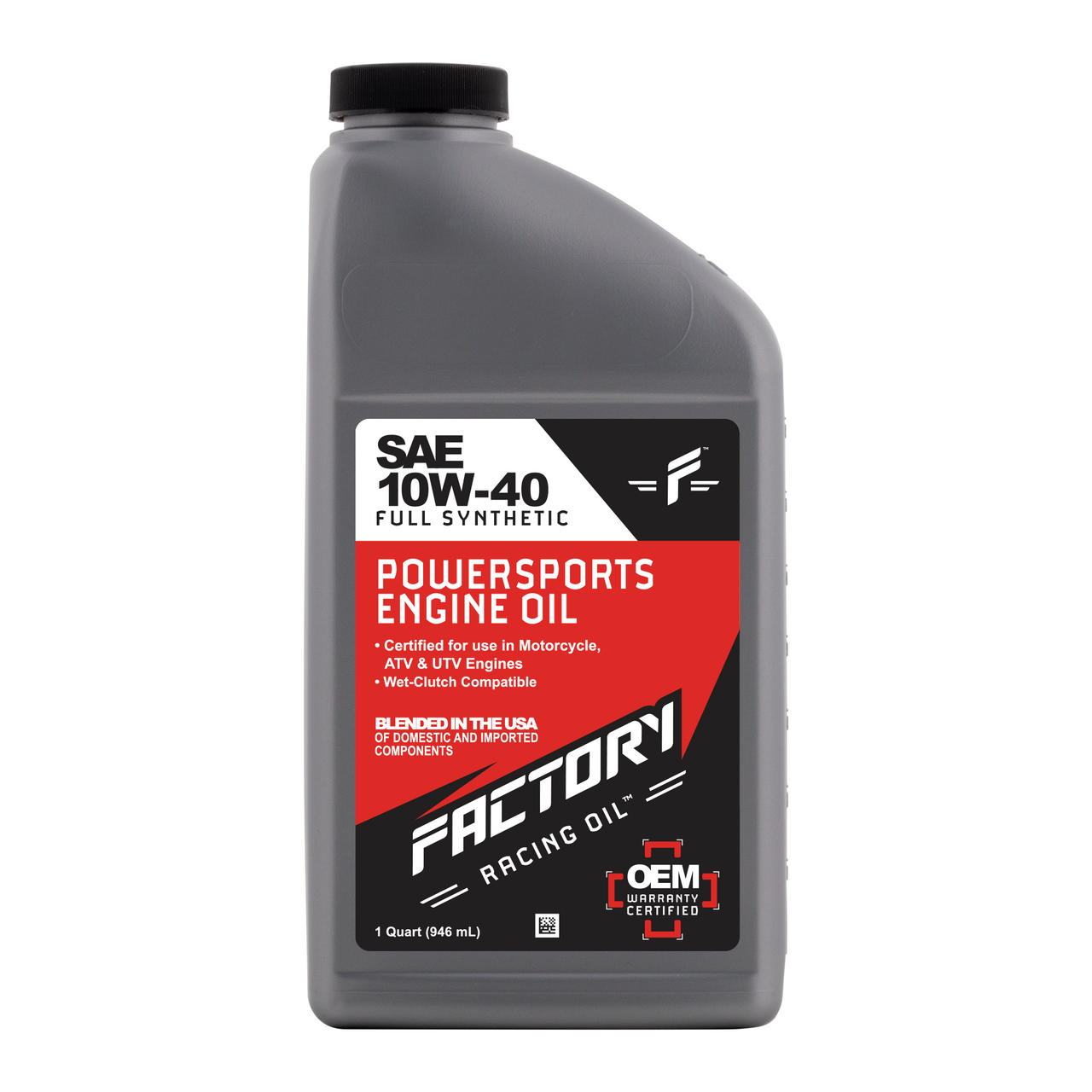 Factory Racing Parts SAE 10W-40 2qt Oil Change Kit Fits Yamaha Bruin 250 YFM250