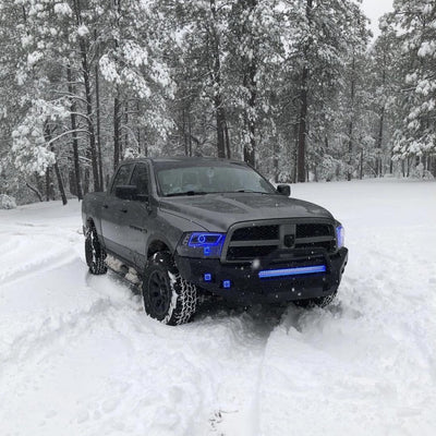 1 RGB Flow Light Bar Sync with 4 packs RGB Flow LED Pods