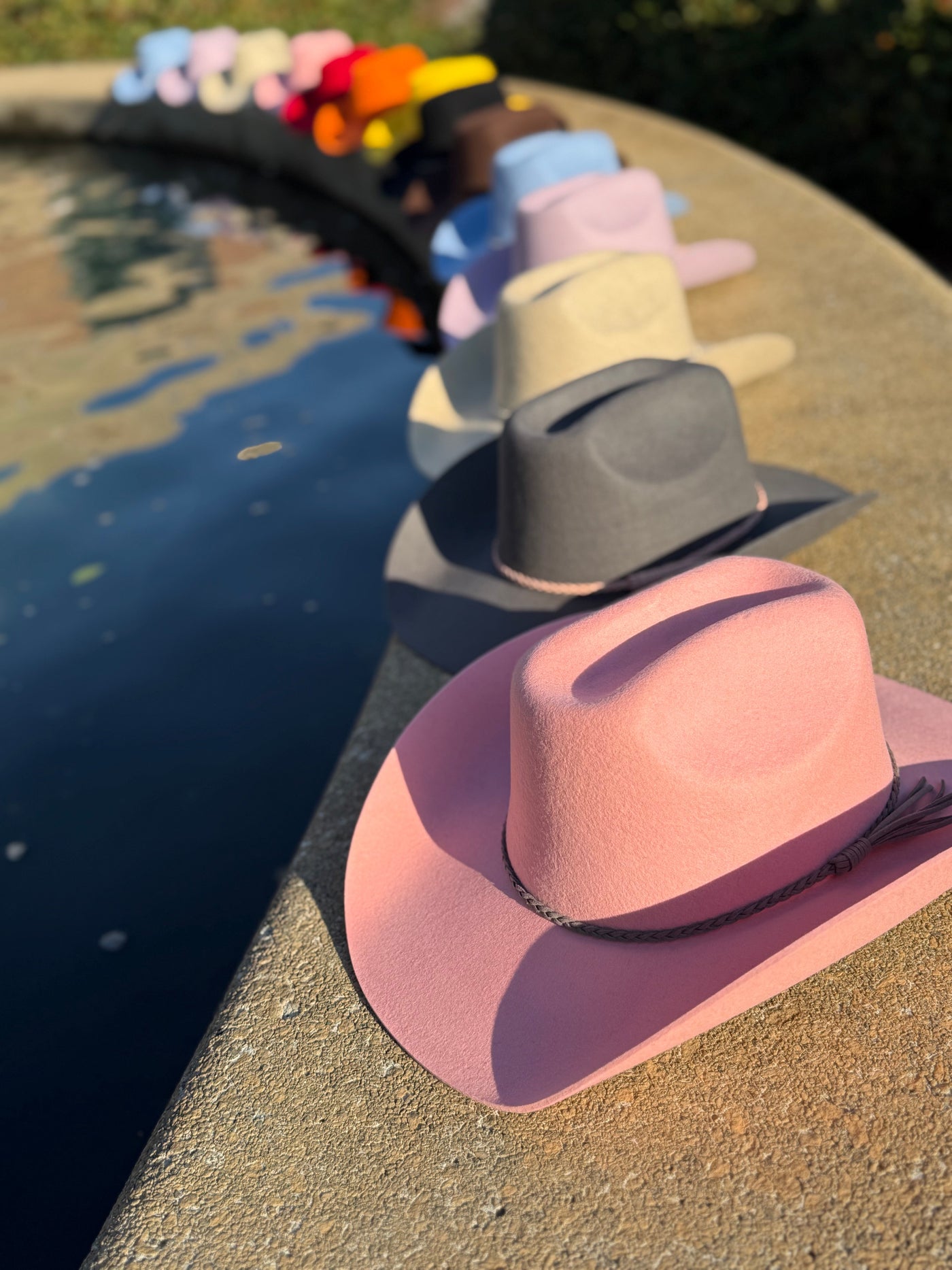 100% Wool Cowboy Hat Solid, Solid Cowboy Hat for Burning