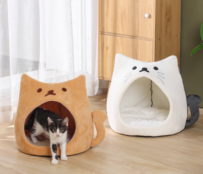 Warm Cozy Cat Bed