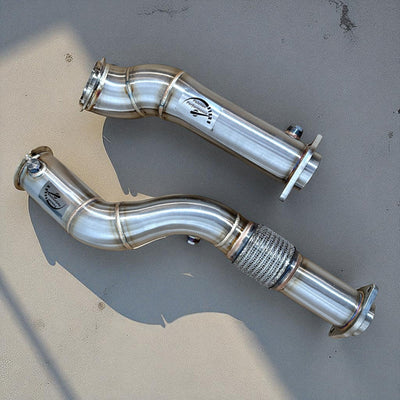 3.5 Inch S58 Race Downpipe For BMW M3 G80, M2 G87, M4 G82, M4 G83