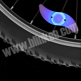 Bicycle Tire Spoke LED Safety Lights Blue
