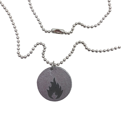 "KARMACOMA" COIN NECKLACE - MASSIVE ATTACK X LEGACY OF WAR COLLABORATION