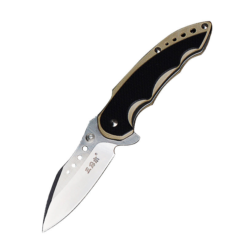 Bushcraft Pocket Knife for men Tactical Folding Knives with 12C27 steel