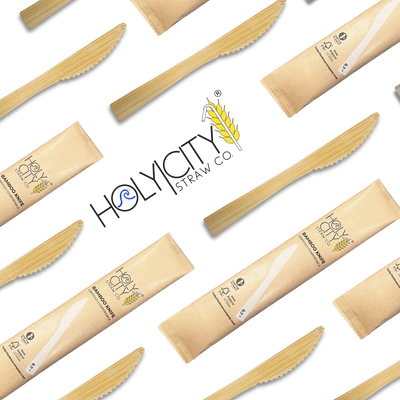 6.7" Wrapped Bamboo Knives