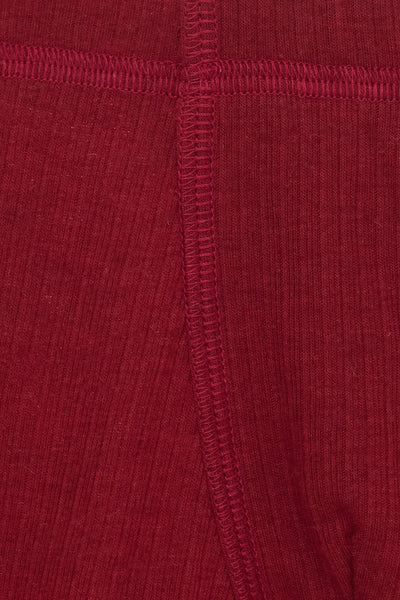 Lyocell-Wool Kids Boxers - Red