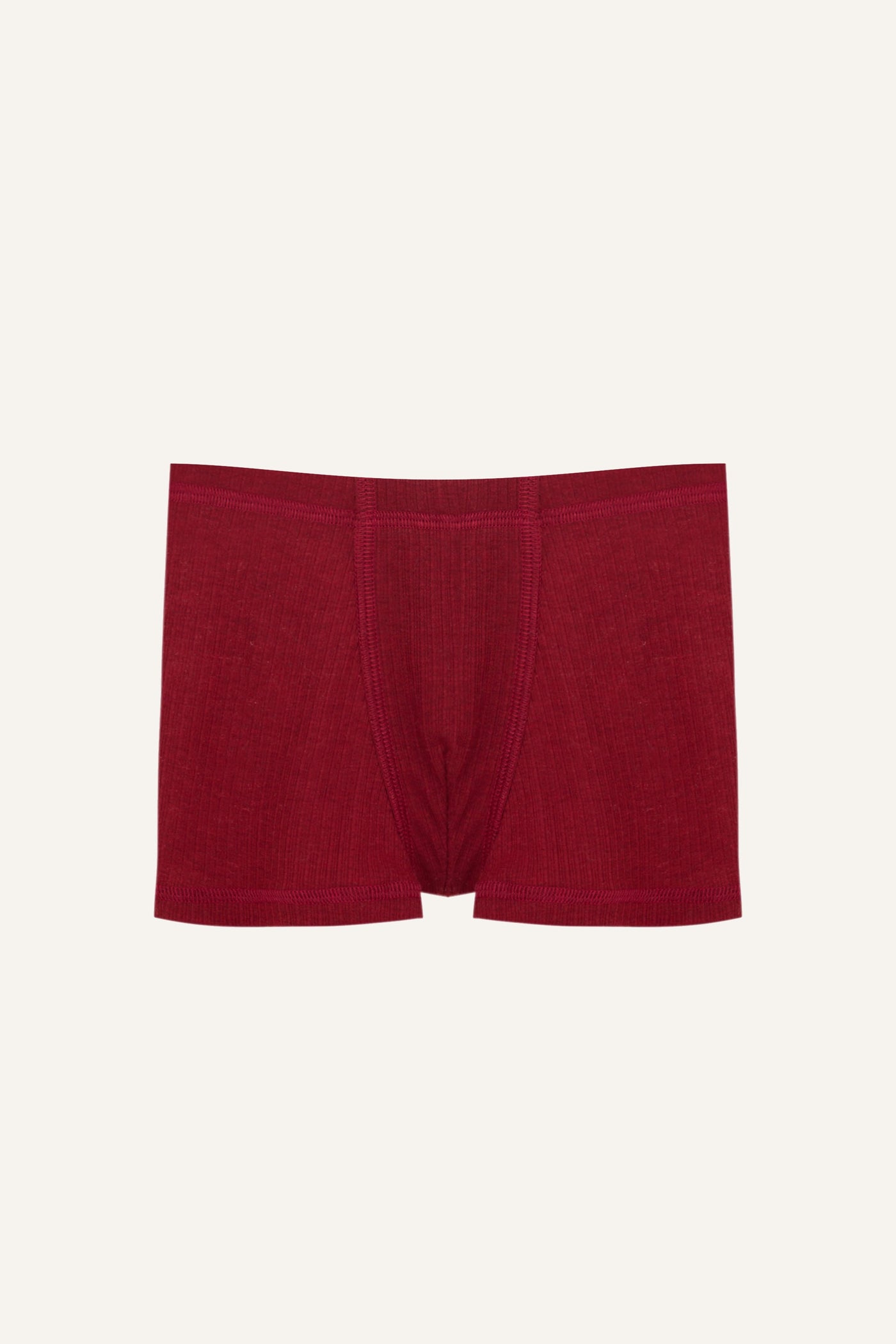 Lyocell-Wool Kids Boxers - Red