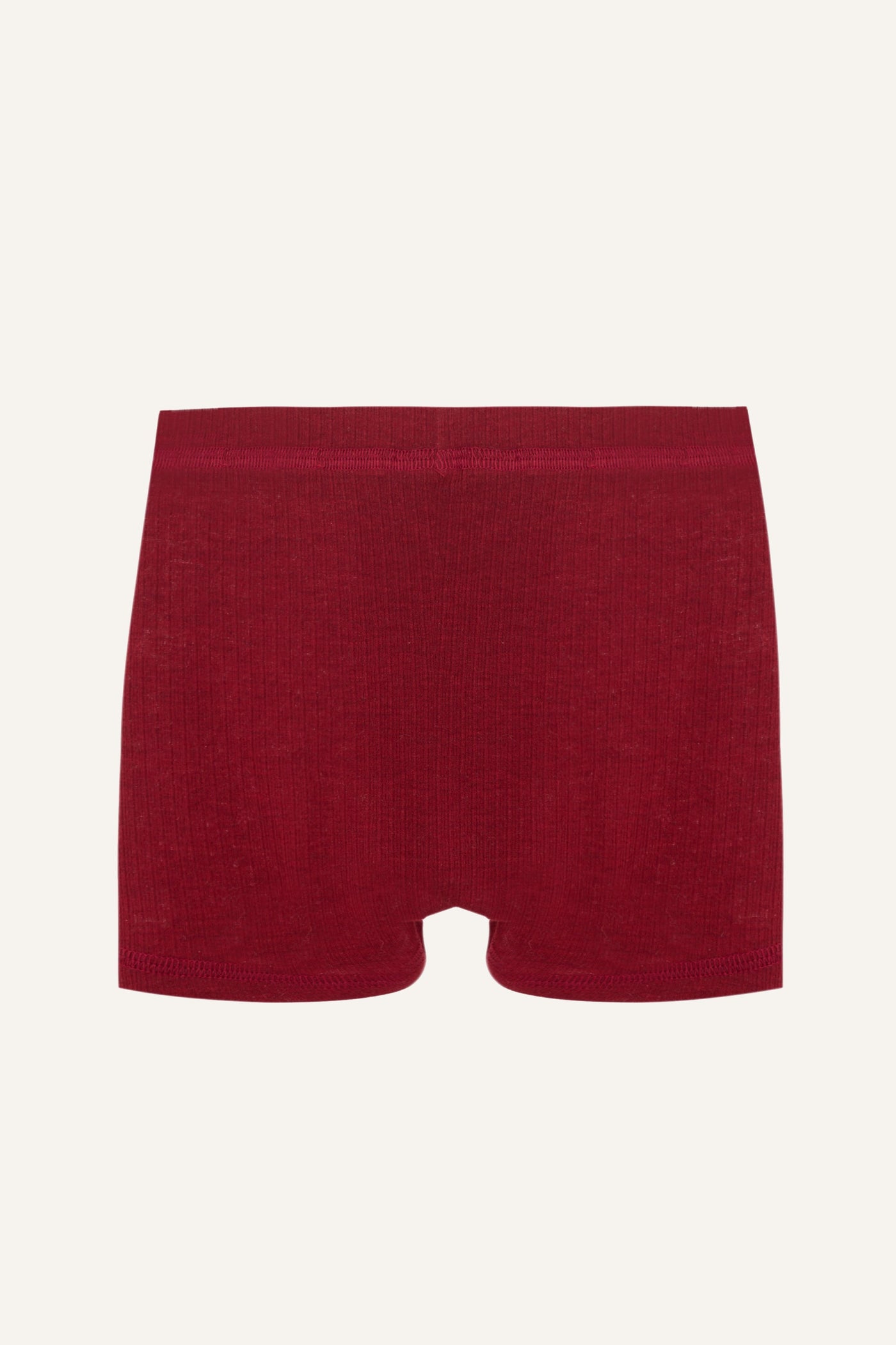 Lyocell-Wool Kids Boxers - Red