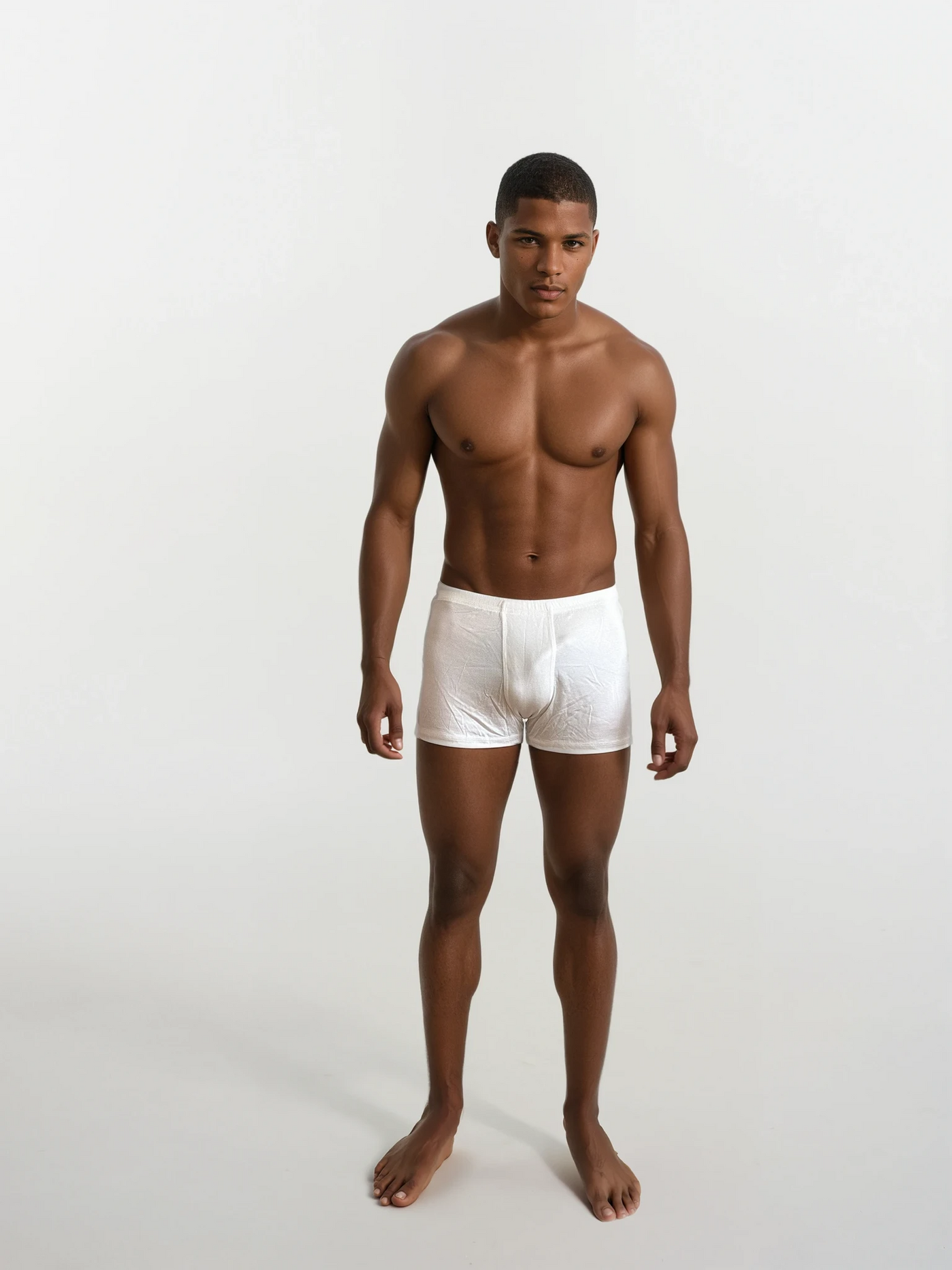 Silk Boxers – White