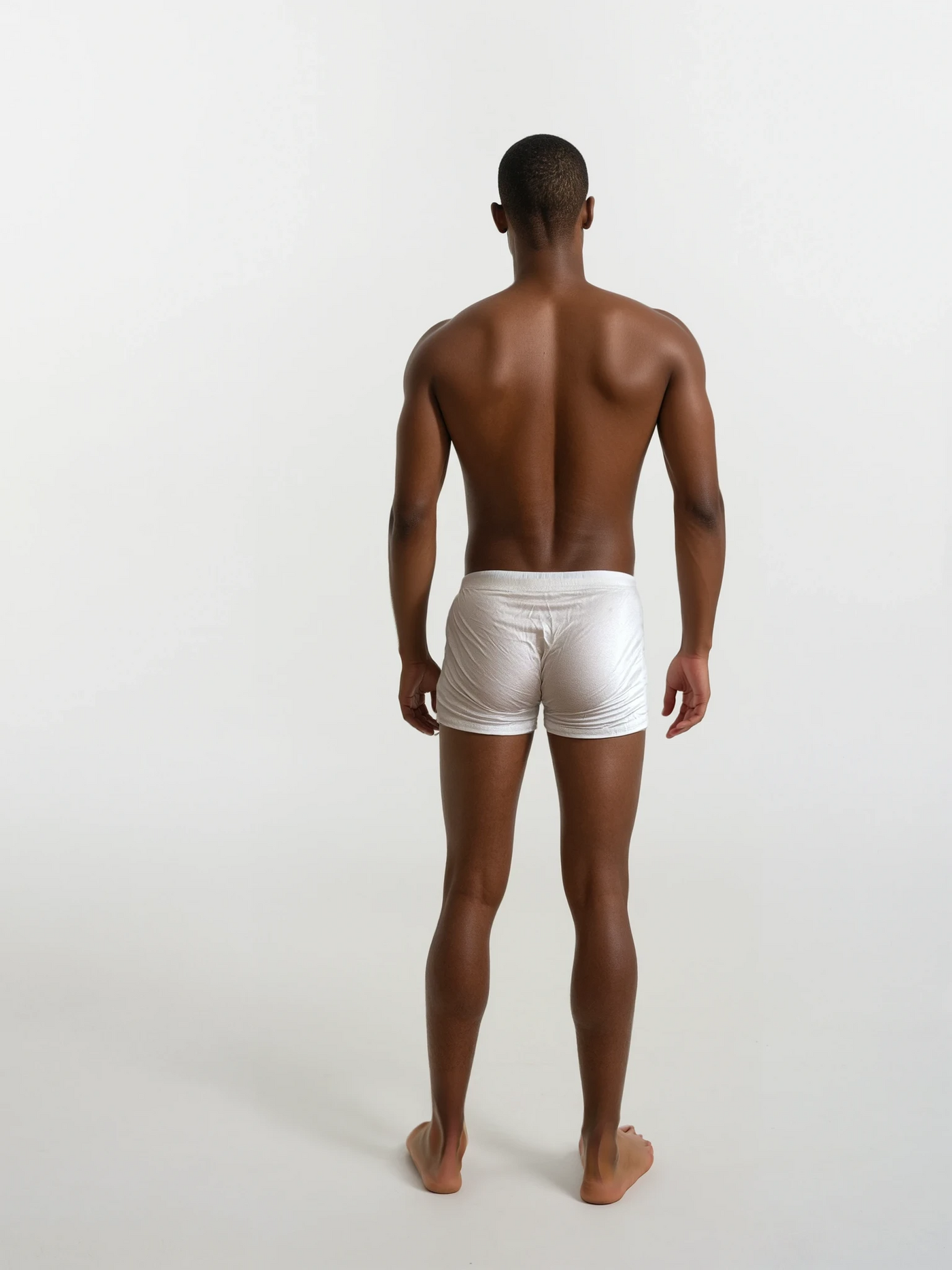 Silk Boxers – White