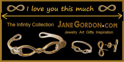 Custom Design: Heartbeat Arrow with Infinity links- Necklace- 18K gold with diamonds