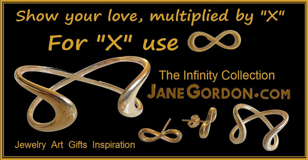 Custom Design: Heartbeat Arrow with Infinity links- Necklace- 18K gold with diamonds