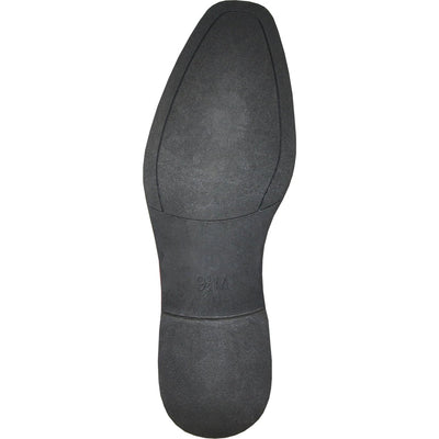 "Chelsea" Black Suede Tuxedo Shoes