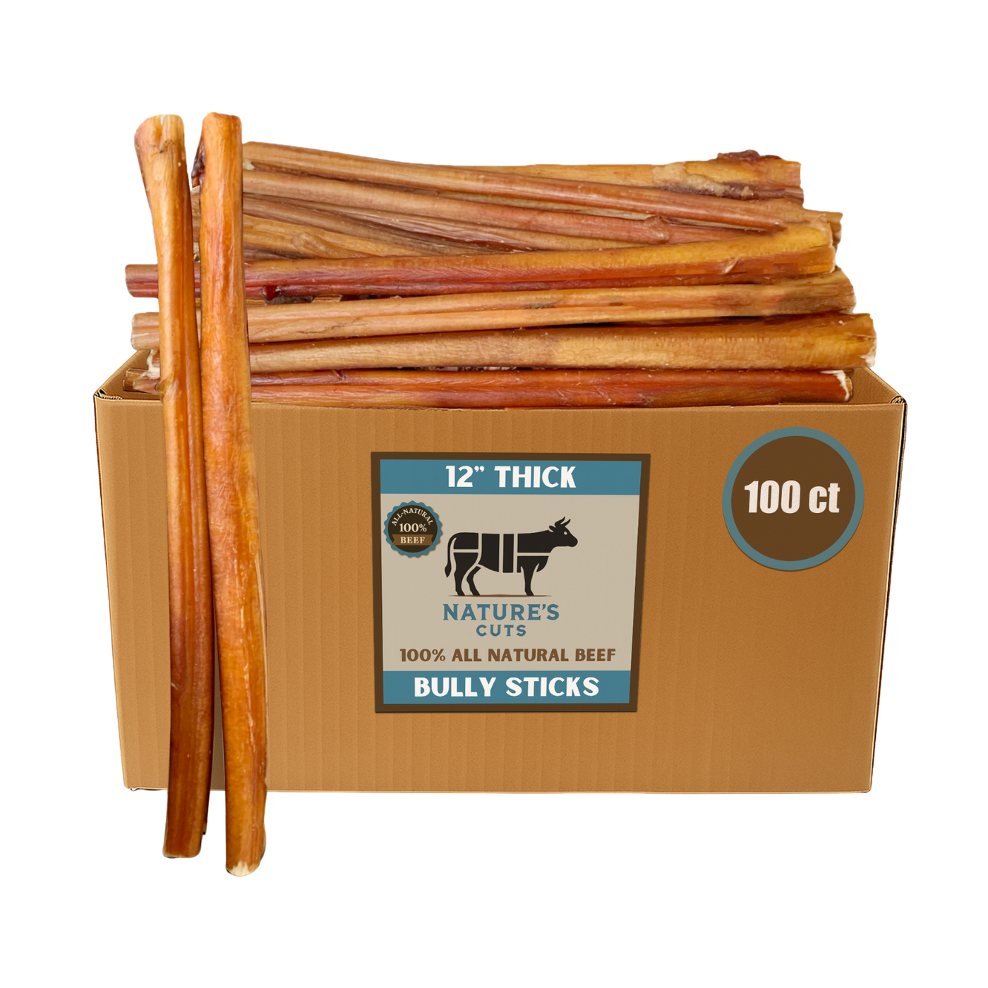 12" Thick Bulk Bully Sticks