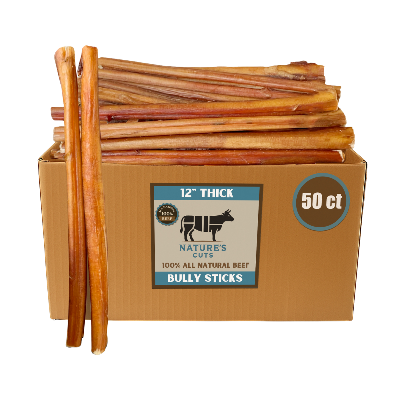 12" Thick Bulk Bully Sticks