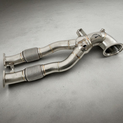 2.5T Race Downpipe For 2018+ Audi RS3 8V, RS3 8Y & TTRS 8S | Palenon Performance