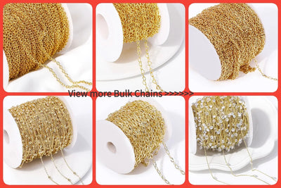 1/3/5Pcs/Lot 18K Gold Plated Round Extension Chain For Jewelry Making,Brass Extended Tail Chain DIY Necklace Accessories