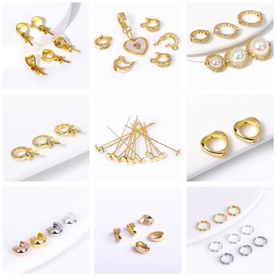 1/3/5Pcs/Lot 18K Gold Plated Round Extension Chain For Jewelry Making,Brass Extended Tail Chain DIY Necklace Accessories