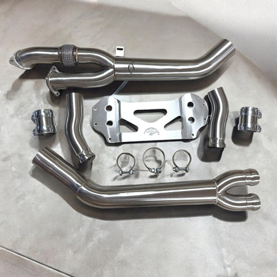 3.5 Inch S58 Race Downpipe For BMW M3 G80, M2 G87, M4 G82, M4 G83