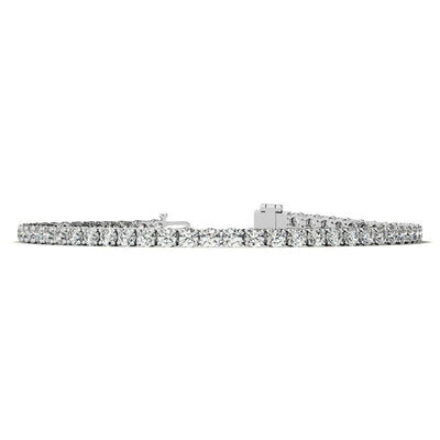 6.00 CTW AGI Certified Lab-Grown Diamond Tennis Bracelet in 14K Yellow or White Gold | G/VS Clarity