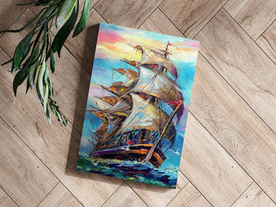 Old Ship Aluminum Print