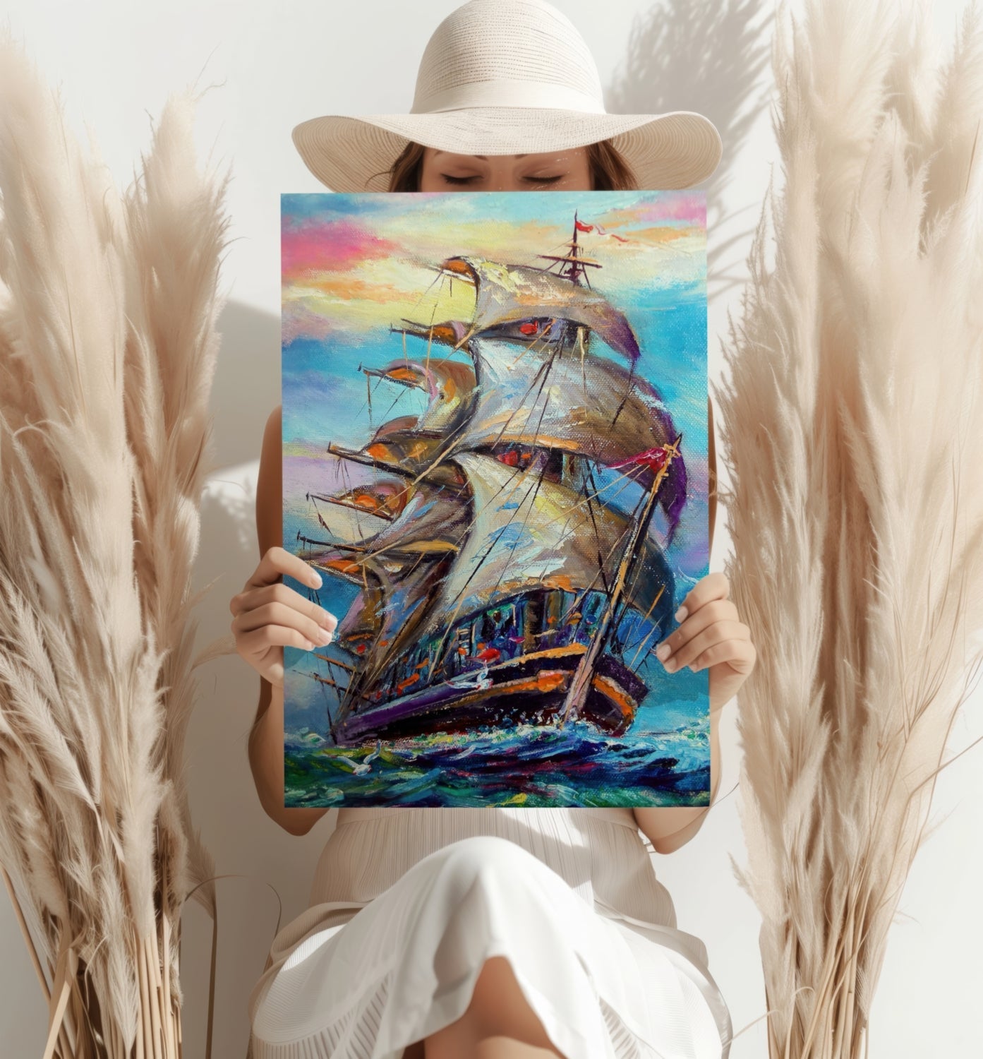 Old Ship Aluminum Print