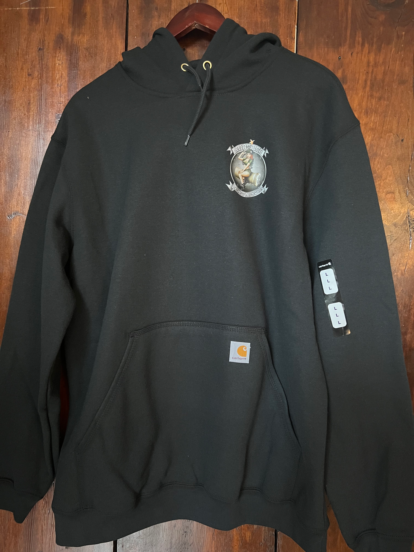 Lil Heat Lil sweet logo hoodie