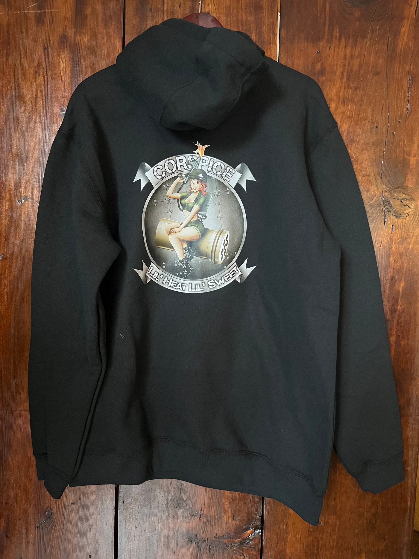 Lil Heat Lil sweet logo hoodie