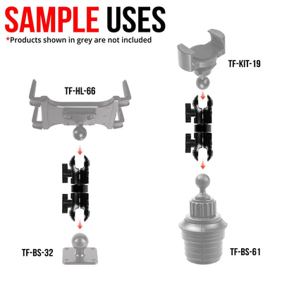 ARM | 3.75" ARM | 20MM SOCKET TO 1"/25MM/B-SIZED SOCKET