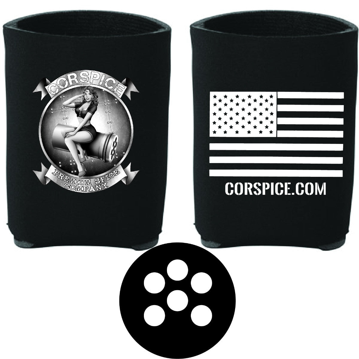 CORSPICE Logo Koozie