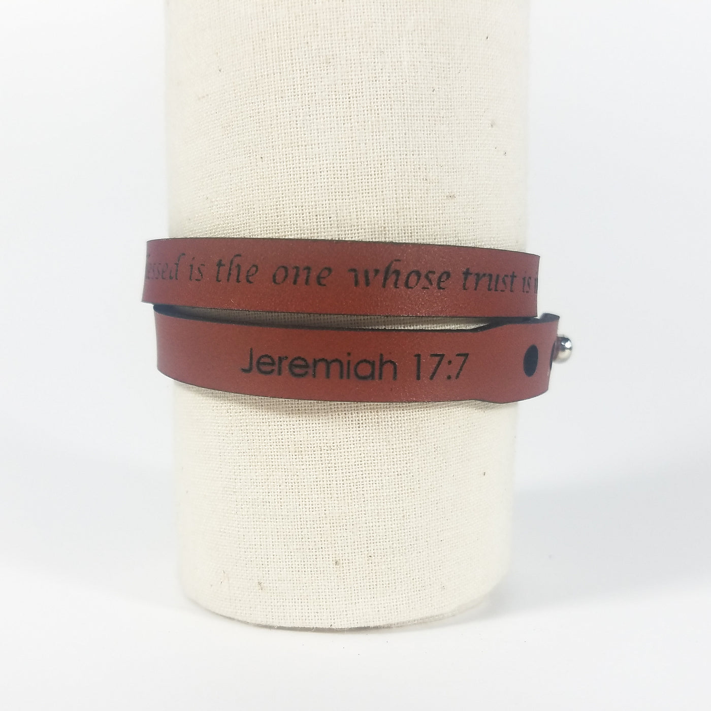 Spiritual Wrap Bracelets - But blessed is the one whose trust is in the LORD