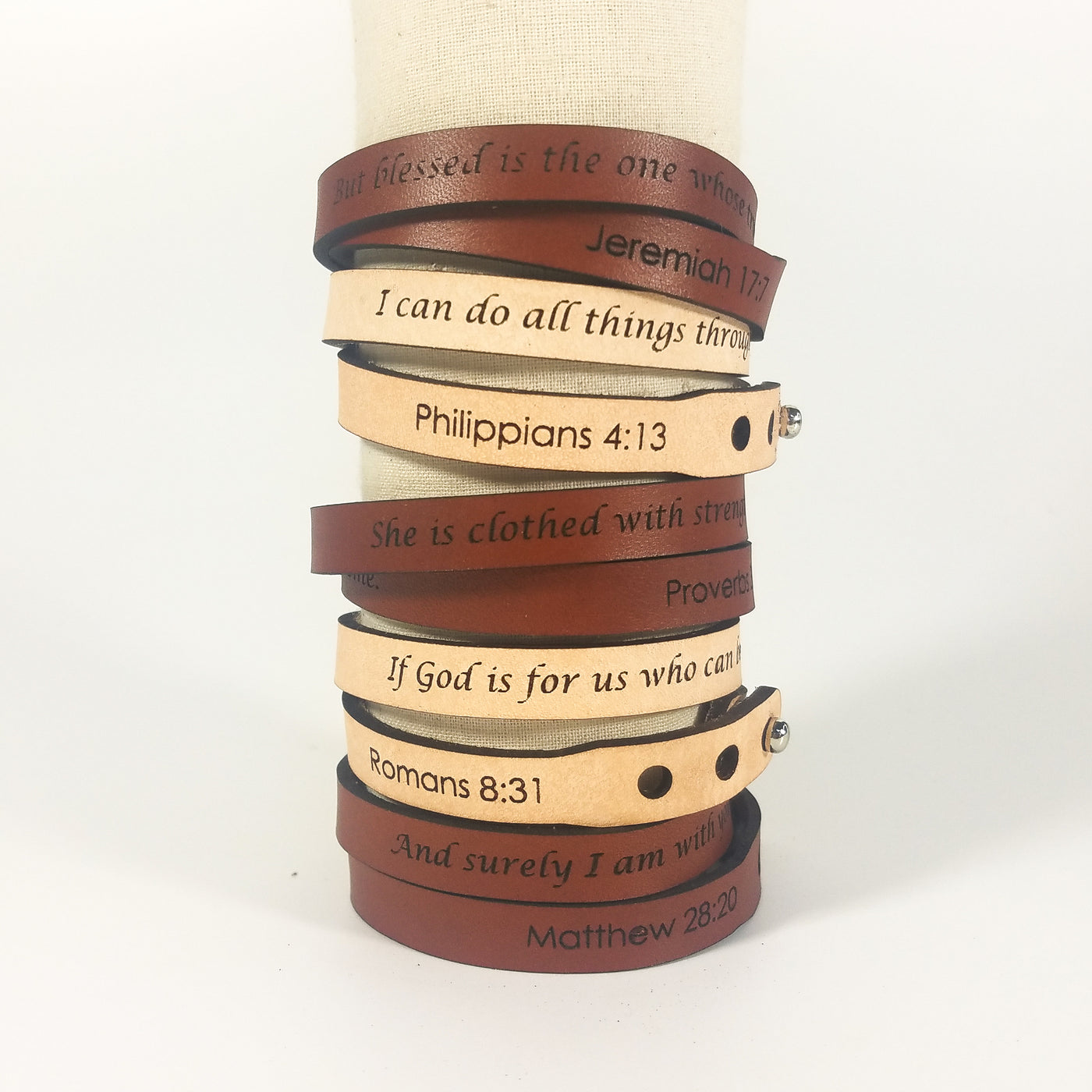 Spiritual Wrap Bracelets - But blessed is the one whose trust is in the LORD