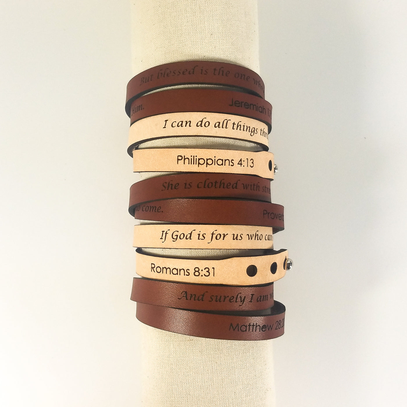 Spiritual Wrap Bracelets - But blessed is the one whose trust is in the LORD