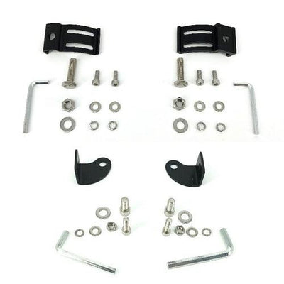 1 Slim Dual Color Strobe Light Bar Sync 4 Packs 4" LED Pods