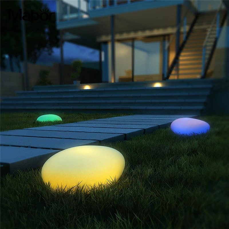 Indoor & Outdoor Solar Cobblestone Light